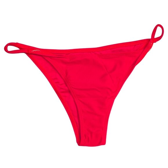 Dixxon Red Tanning Swimsuit Brazilian String Bikini Womens XL 2 Piece Set - Picture 4 of 7